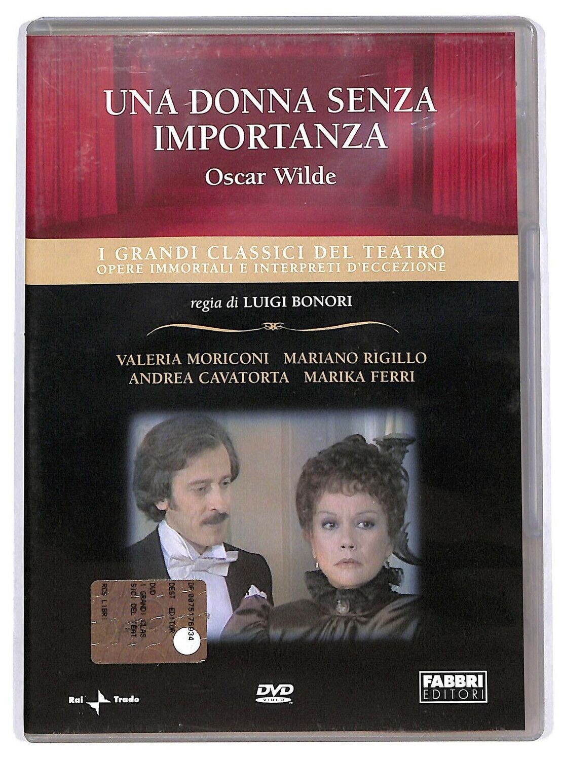 TeknoFilm - DVD – I grandi classici del Teatro: OSCAR WILDE - UNA DONNA SENZA IMPORTANZA di Luigi Bonori (1982) - FABBRI EDITORI TeknoFilm - DVD – I grandi classici del Teatro: OSCAR WILDE - UNA DONNA SENZA IMPORTANZA di Luigi Bonori (1982) - FABBRI EDITORI