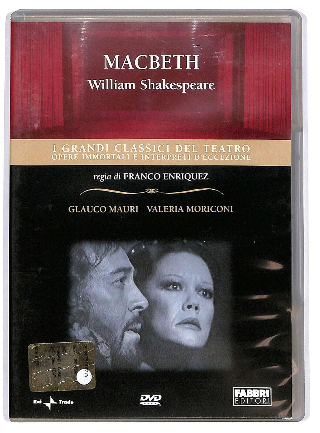 TeknoFilm - DVD – I grandi classici del Teatro: SHAKESPEARE - MACBETH di Franco Enriquez (1975) - FABBRI EDITORI
