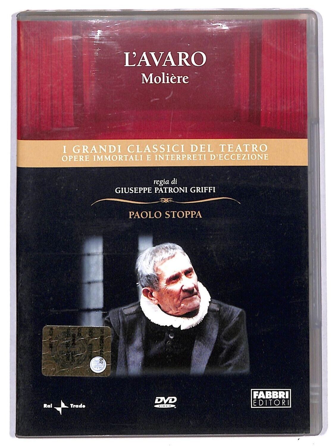 TeknoFilm - DVD – I grandi classici del Teatro: MOLIERE - L'AVARO di Giuseppe Patroni Griffi (1983) - FABBRI EDITORI
