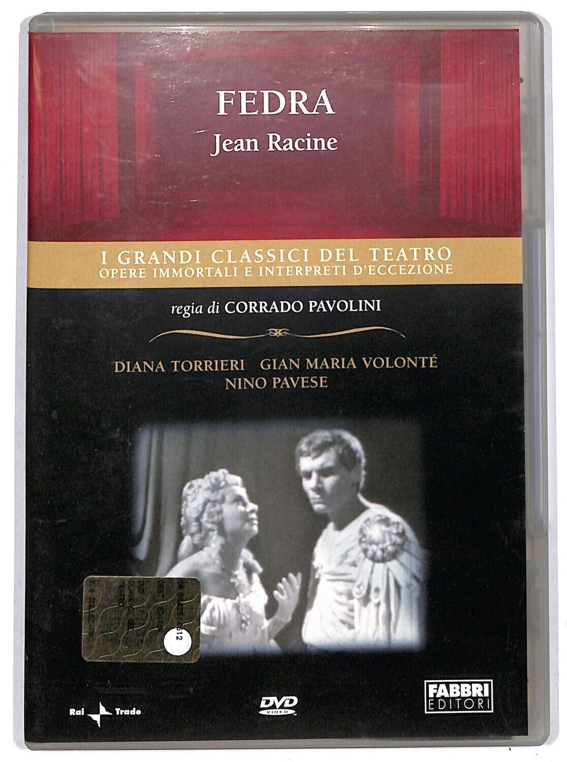 TeknoFilm - DVD – I grandi classici del Teatro: JEAN RACINE - FEDRA di Corrado Pavolini (1957) - FABBRI EDITORI TeknoFilm - DVD – I grandi classici del Teatro: JEAN RACINE - FEDRA di Corrado Pavolini (1957) - FABBRI EDITORI