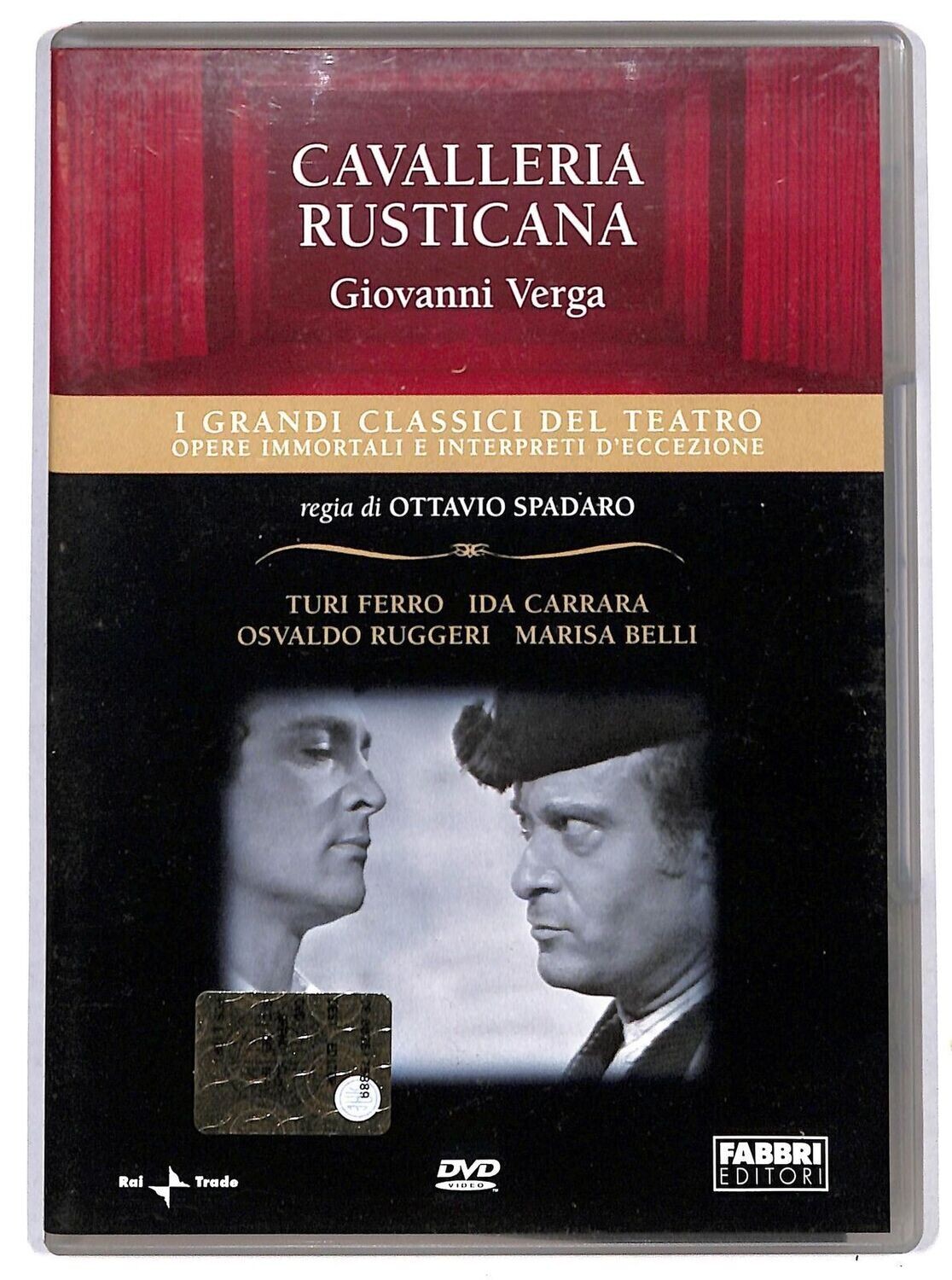 TeknoFilm - DVD – I grandi classici del Teatro: GIOVANNI VERGA - CAVALLERIA RUSTICANA di Ottavio Spadaro (1967) - FABBRI EDITORI