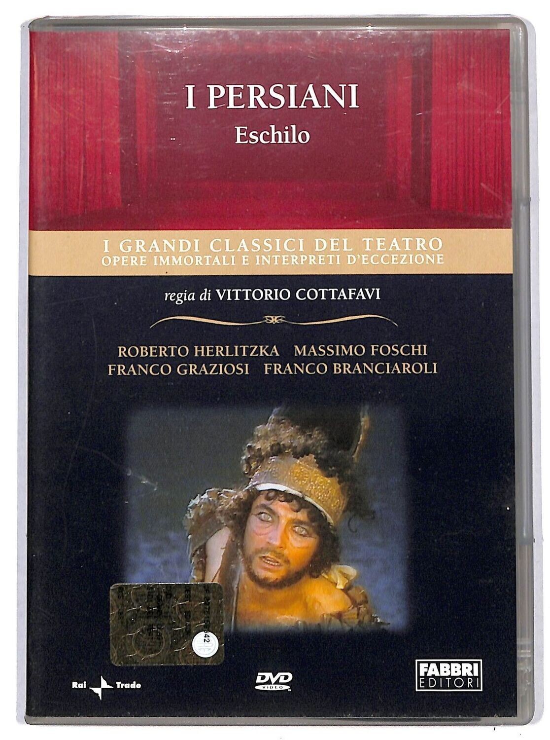 TeknoFilm - DVD – I grandi classici del Teatro: ESCHILO - I PERSIANI di Vittorio Cottafavi (1975) - FABBRI EDITORI TeknoFilm - DVD – I grandi classici del Teatro: ESCHILO - I PERSIANI di Vittorio Cottafavi (1975) - FABBRI EDITORI