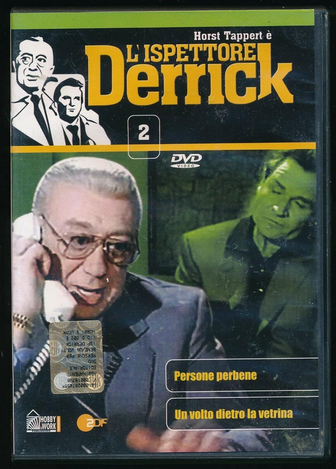 TeknoFilm - DVD – L'ISPETTORE DERRICK Vol. 02 (Persona perbene + Un volto dietro la vetrina) 1974 - HOBBY & WORK