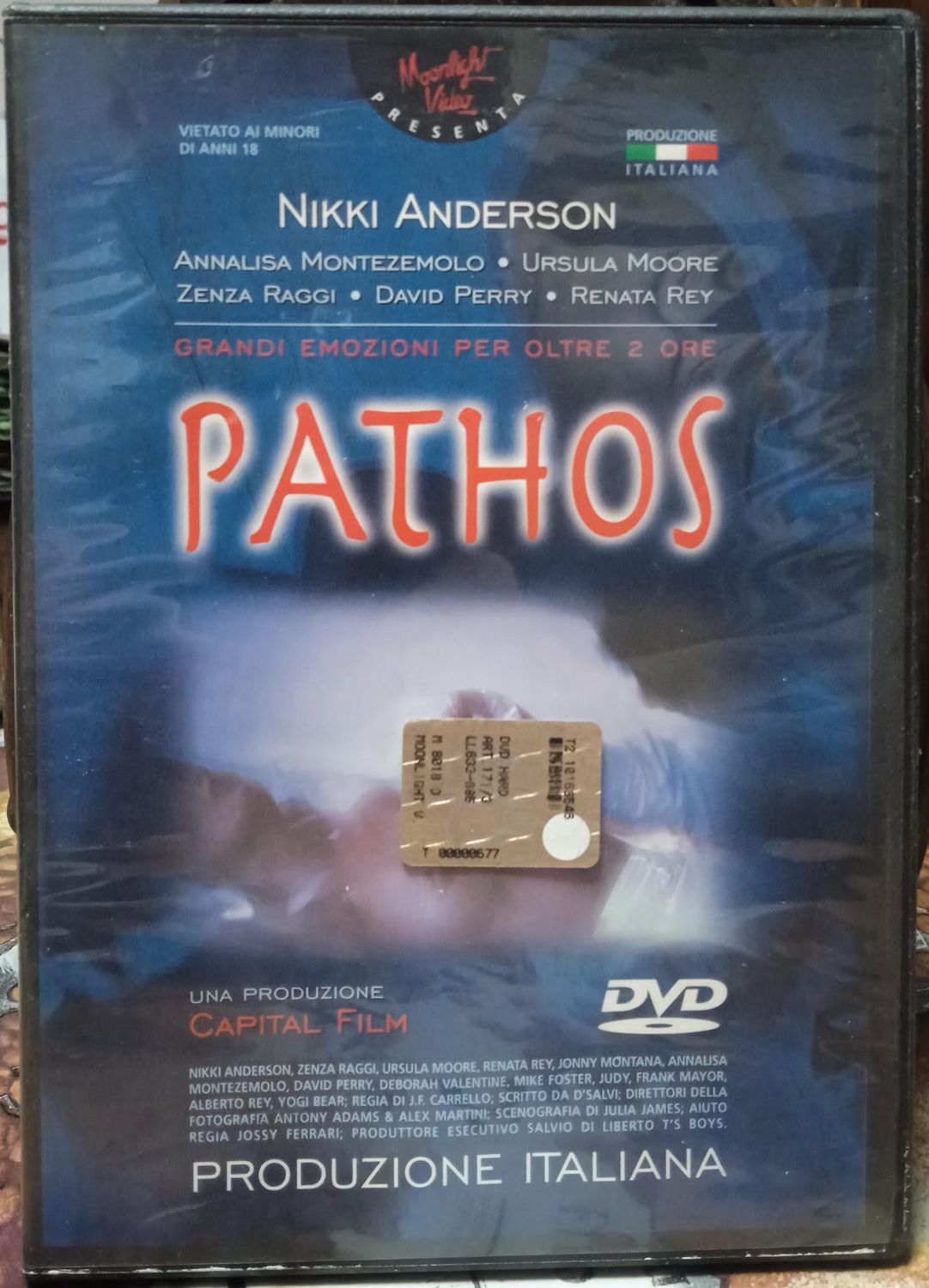 TeknoFilm - DVD (Lingua Italiana) – MOONLIGHT: PATHOS di Jossy Ferrari - MOONLIGHT TeknoFilm - DVD (Lingua Italiana) – MOONLIGHT: PATHOS di Jossy Ferrari - MOONLIGHT
