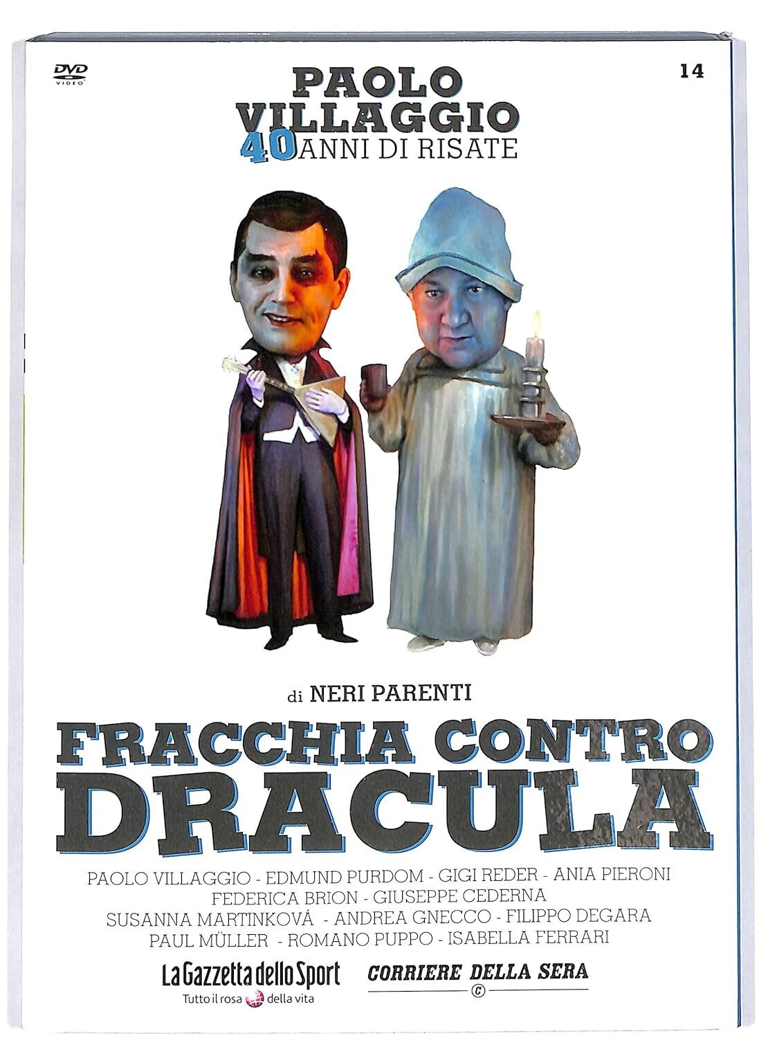 TeknoFilm - DVD – FRACCHIA CONTRO DRACULA di Neri Parenti (1985) - GAZZETTA DELLO SPORT TeknoFilm - DVD – FRACCHIA CONTRO DRACULA di Neri Parenti (1985) - GAZZETTA DELLO SPORT