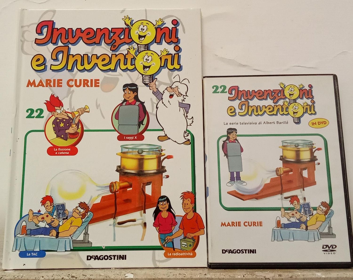 TeknoFilm - DVD + Libro – INVENZIONI E INVENTORI Vol. 22 - MARIE CURIE (2008) - DE AGOSTINI TeknoFilm - DVD + Libro – INVENZIONI E INVENTORI Vol. 22 - MARIE CURIE (2008) - DE AGOSTINI