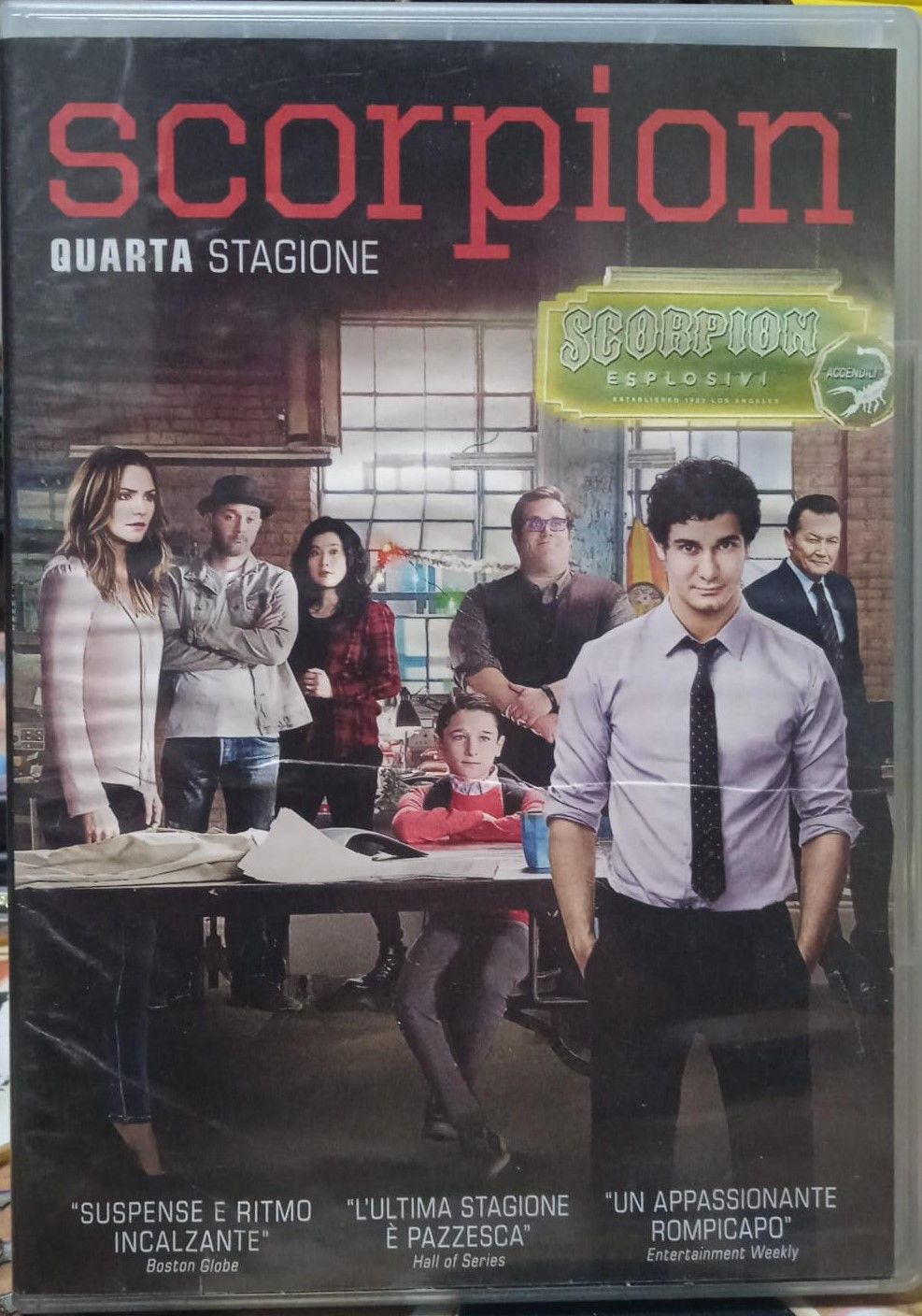 TeknoFilm - 6 DVD - SCORPION Stagione 04 di Nick Santora (2018) - PARAMOUNT TeknoFilm - 6 DVD - SCORPION Stagione 04 di Nick Santora (2018) - PARAMOUNT
