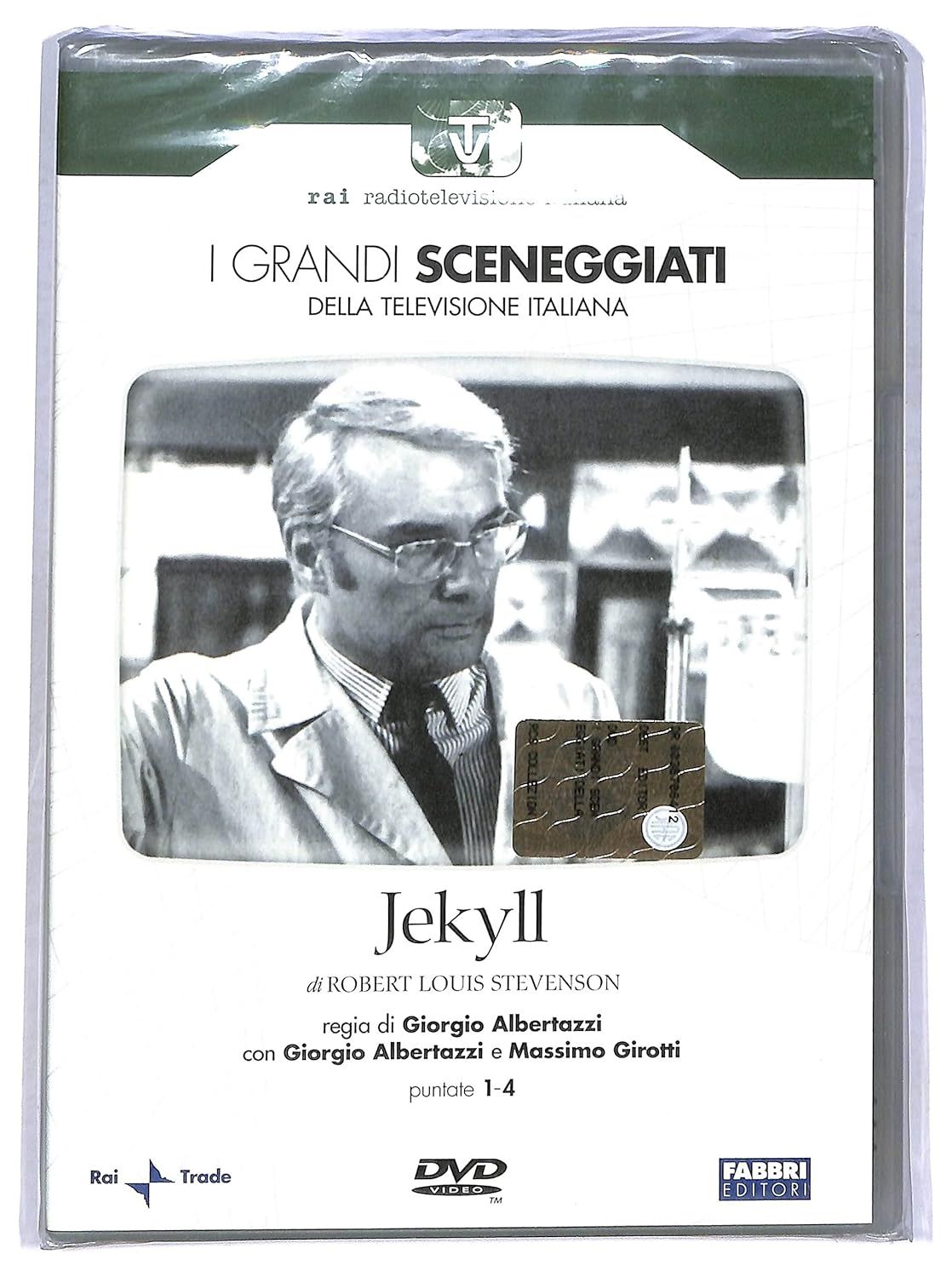 TeknoFilm - DVD – Sceneggiati RAI: JEKYLL (Opera completa - 4 puntate) di Giorgio Albertazzi (1969) - FABBRI EDITORI TeknoFilm - DVD – Sceneggiati RAI: JEKYLL (Opera completa - 4 puntate) di Giorgio Albertazzi (1969) - FABBRI EDITORI