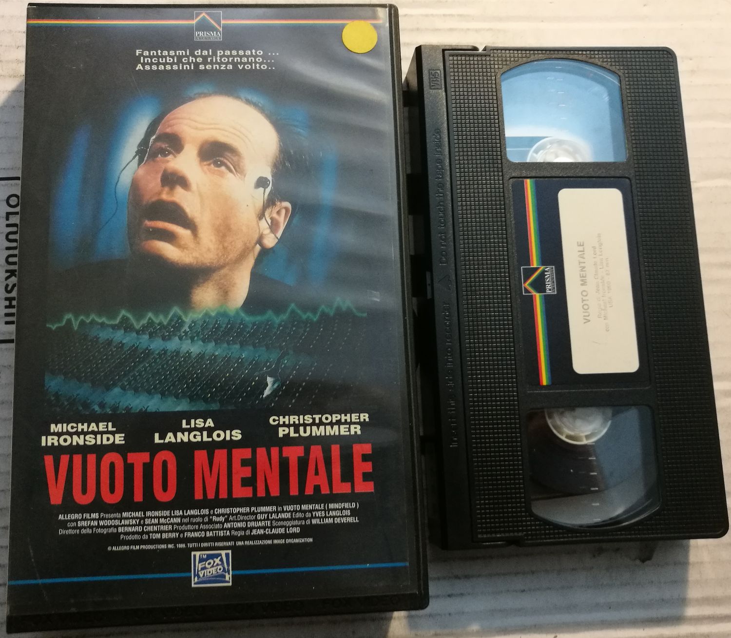 TeknoFilm - VHS – VUOTO MENTALE di Jean Claude Lord (1990) - FOX - PRISMA TeknoFilm - VHS – VUOTO MENTALE di Jean Claude Lord (1990) - FOX - PRISMA