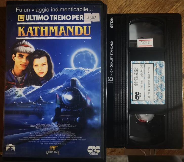 TeknoFilm - VHS – ULTIMO TRENO PER KATHMANDU di Robert Wiemer (1988) - CIC (INEDITO IN DVD)