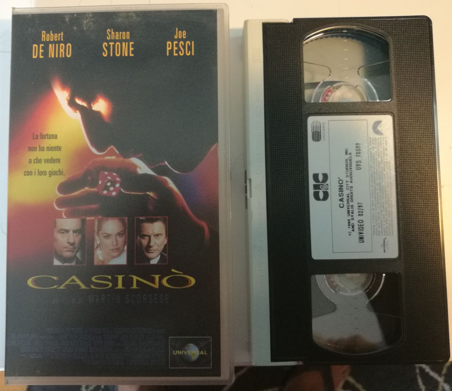 TeknoFilm - VHS – CASINO' di Martin Scorsese (1995) - CIC TeknoFilm - VHS – CASINO' di Martin Scorsese (1995) - CIC