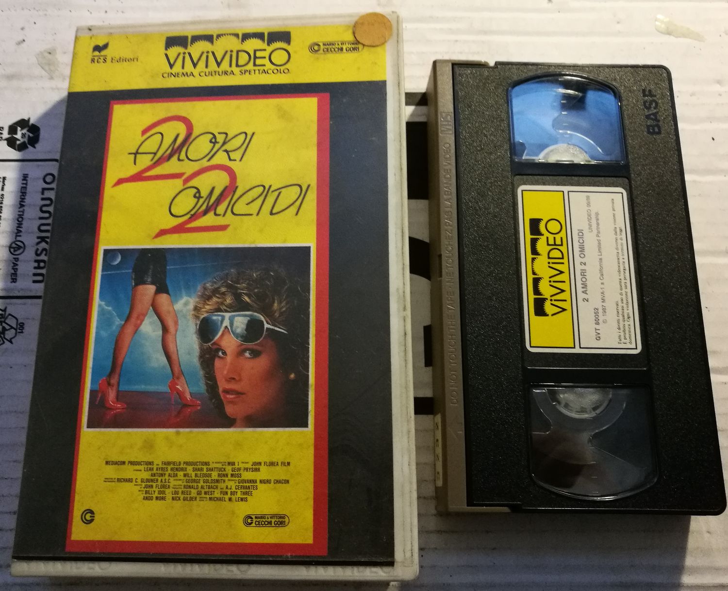 TeknoFilm – VHS – DUE AMORI, DUE OMICIDI di John Florea (1987) - VIVIVIDEO (INEDITO IN DVD) TeknoFilm – VHS – DUE AMORI, DUE OMICIDI di John Florea (1987) - VIVIVIDEO (INEDITO IN DVD)