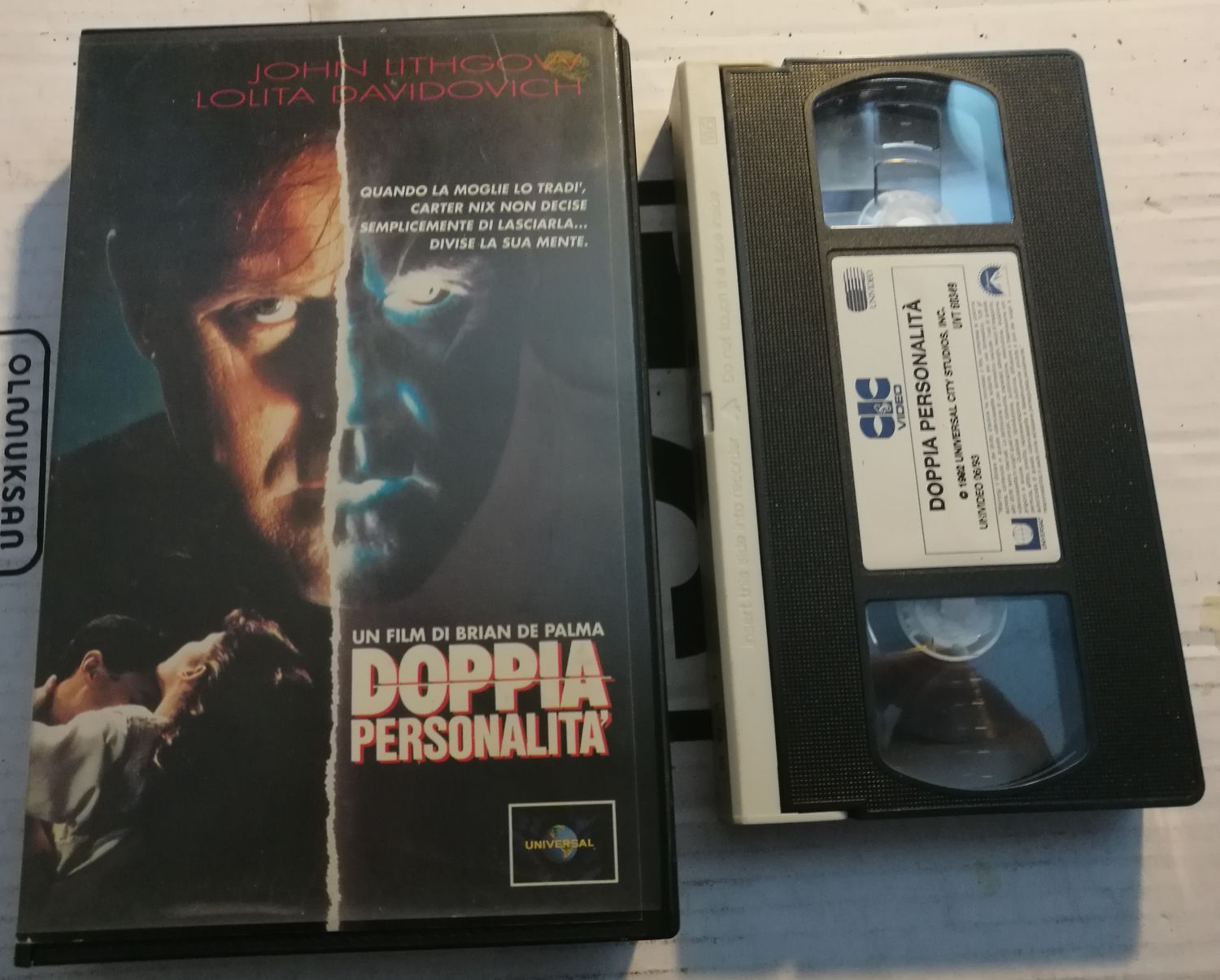 TeknoFilm - VHS – DOPPIA PERSONALITA' di Brian De Palma (1992) - CIC TeknoFilm - VHS – DOPPIA PERSONALITA' di Brian De Palma (1992) - CIC