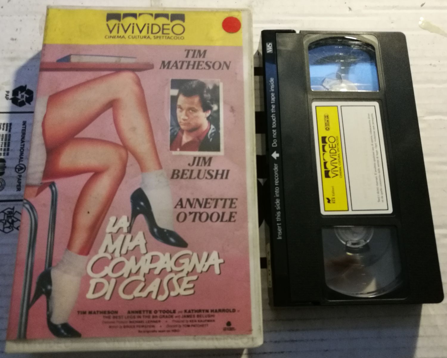 TeknoFilm – VHS – LA MIA COMPAGNA DI CLASSE di Tom Patchett (1984) - VIVIVIDEO (INEDITO IN DVD) TeknoFilm – VHS – LA MIA COMPAGNA DI CLASSE di Tom Patchett (1984) - VIVIVIDEO (INEDITO IN DVD)