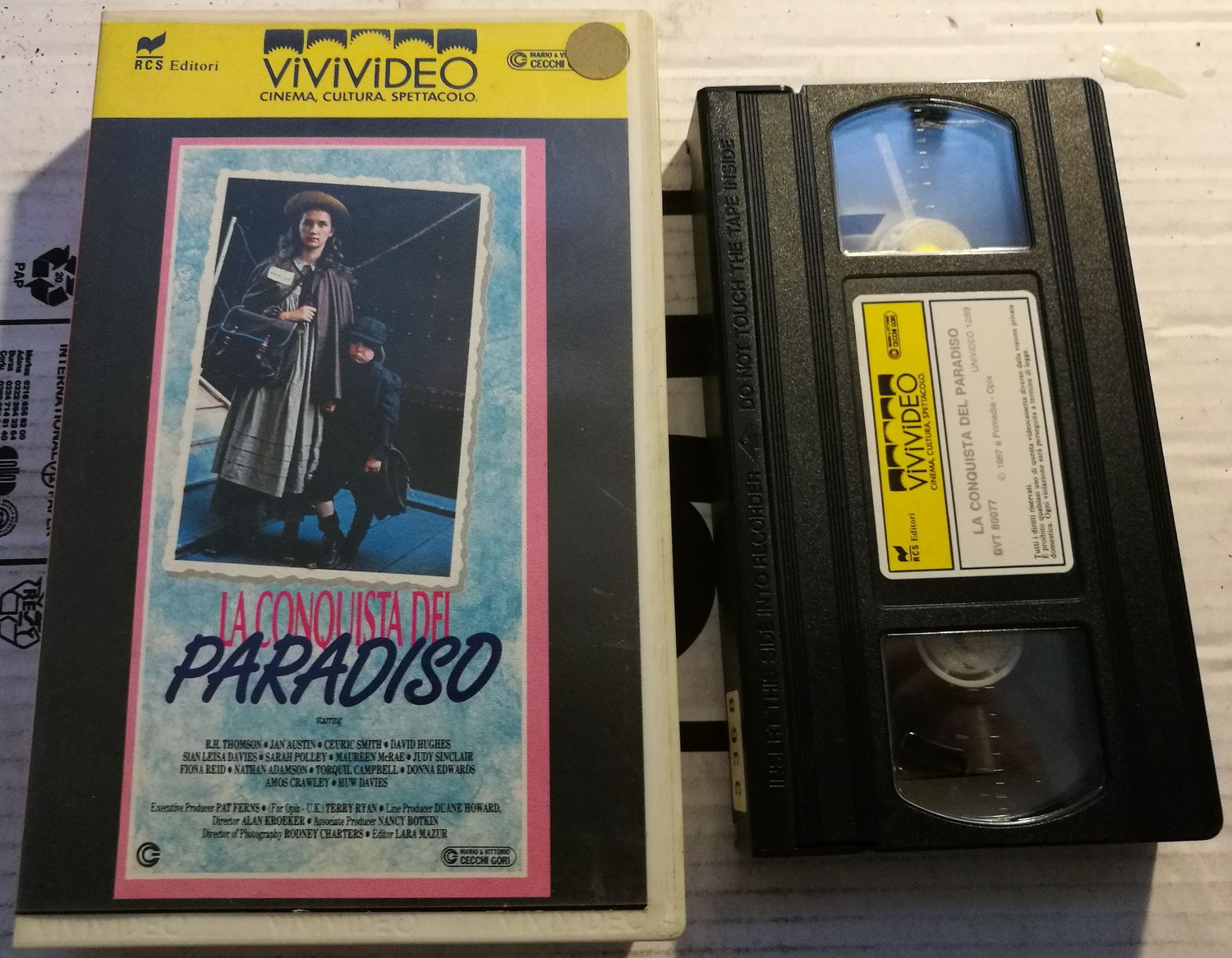 TeknoFilm – VHS – LA CONQUISTA DEL PARADISO di Alan Kroeker (1987) - VIVIVIDEO (INEDITO IN DVD) TeknoFilm – VHS – LA CONQUISTA DEL PARADISO di Alan Kroeker (1987) - VIVIVIDEO (INEDITO IN DVD)