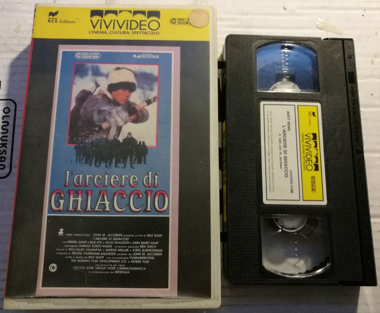 TeknoFilm – VHS – L'ARCIERE DI GHIACCIO di Nils Gaup (1987) - VIVIVIDEO (INEDITO IN DVD) TeknoFilm – VHS – L'ARCIERE DI GHIACCIO di Nils Gaup (1987) - VIVIVIDEO (INEDITO IN DVD)