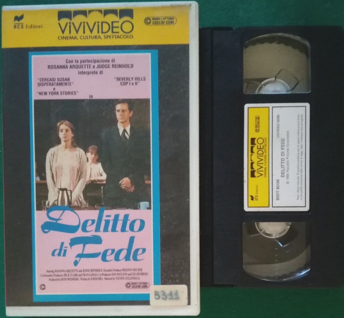 TeknoFilm – VHS – DELITTO DI FEDE di Stephen Gyllenhaal (1988) - VIVIVIDEO (INEDITO IN DVD) TeknoFilm – VHS – DELITTO DI FEDE di Stephen Gyllenhaal (1988) - VIVIVIDEO (INEDITO IN DVD)