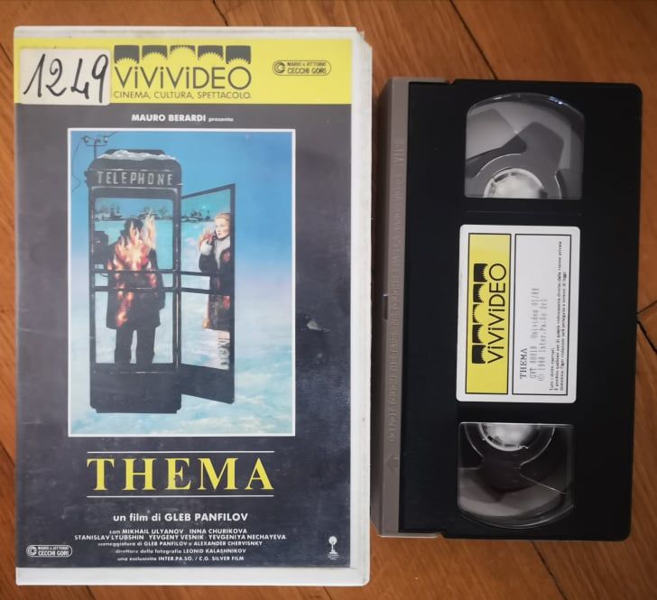 TeknoFilm – VHS – THEMA - TEMA di Gleb Panfilov (1987) - VIVIVIDEO (INEDITO IN DVD) TeknoFilm – VHS – THEMA - TEMA di Gleb Panfilov (1987) - VIVIVIDEO (INEDITO IN DVD)