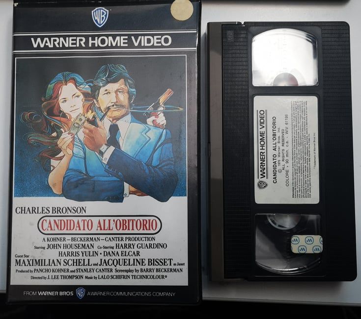 TeknoFilm – VHS – CANDIDATO ALL'OBITORIO di J. Lee Thompson (1976) - WARNER BROS (INEDITO IN DVD) TeknoFilm – VHS – CANDIDATO ALL'OBITORIO di J. Lee Thompson (1976) - WARNER BROS (INEDITO IN DVD)