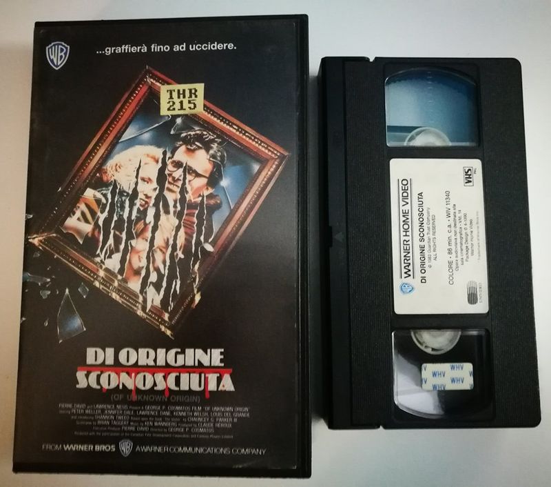 TeknoFilm – VHS – DI ORIGINE SCONOSCIUTA di George Pan Cosmatos (1983) - WARNER BROS (INEDITO IN DVD)