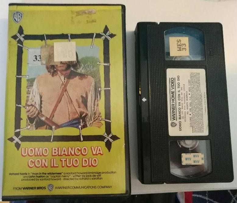 TeknoFilm – VHS – UOMO BIANCO VA CON IL TUO DIO di Richard C. Sarafian (1971) - WARNER BROS (INEDITO IN DVD)
