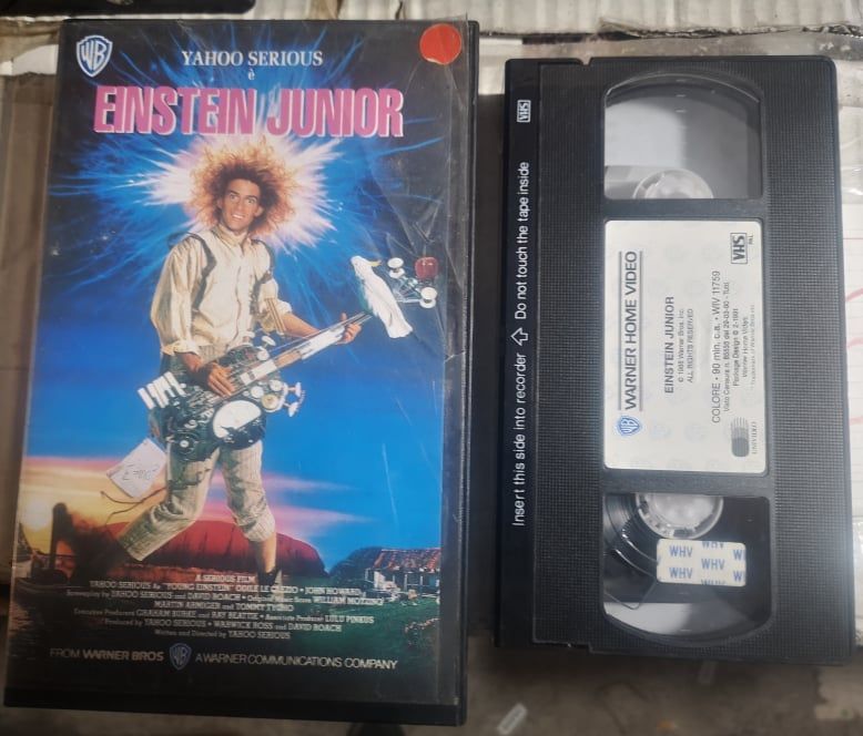 TeknoFilm – VHS – EINSTEIN JUNIOR di Yahoo Serious (1988) - WARNER BROS (INEDITO IN DVD)