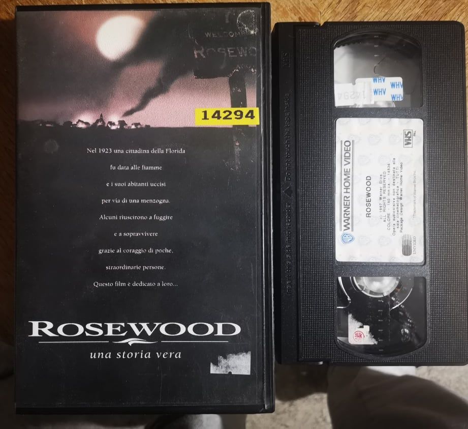 TeknoFilm – VHS – ROSEWOOD di John Singleton (1997) - WARNER BROS (INEDITO IN DVD) TeknoFilm – VHS – ROSEWOOD di John Singleton (1997) - WARNER BROS (INEDITO IN DVD)