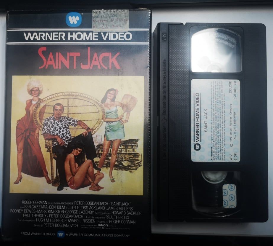 TeknoFilm – VHS – SAINT JACK di Peter Bogdanovich (1979) - WARNER BROS (INEDITO IN DVD)