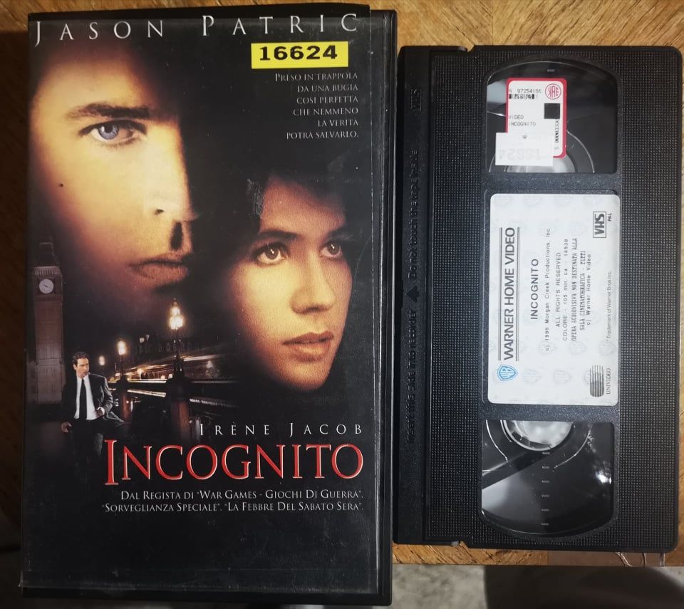 TeknoFilm – VHS – INCOGNITO	di John Badham (1997) - WARNER BROS (INEDITO IN DVD)