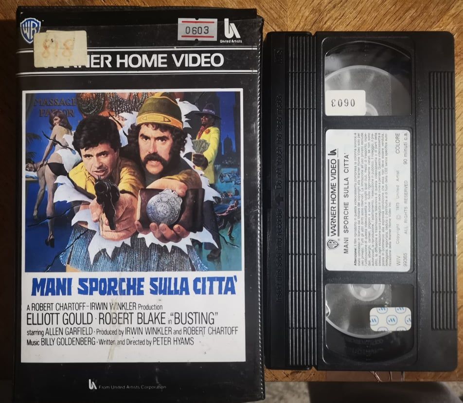 TeknoFilm – VHS – MANI SPORCHE SULLA CITTA' di Peter Hyams (1974) - WARNER BROS (INEDITO IN DVD)