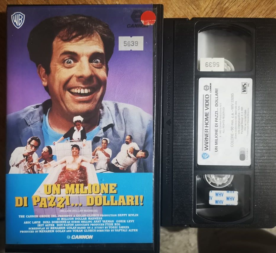 TeknoFilm – VHS – UN MILIONE DI PAZZI DOLLARI di Naftali Alter (1986) - WARNER BROS (INEDITO IN DVD)