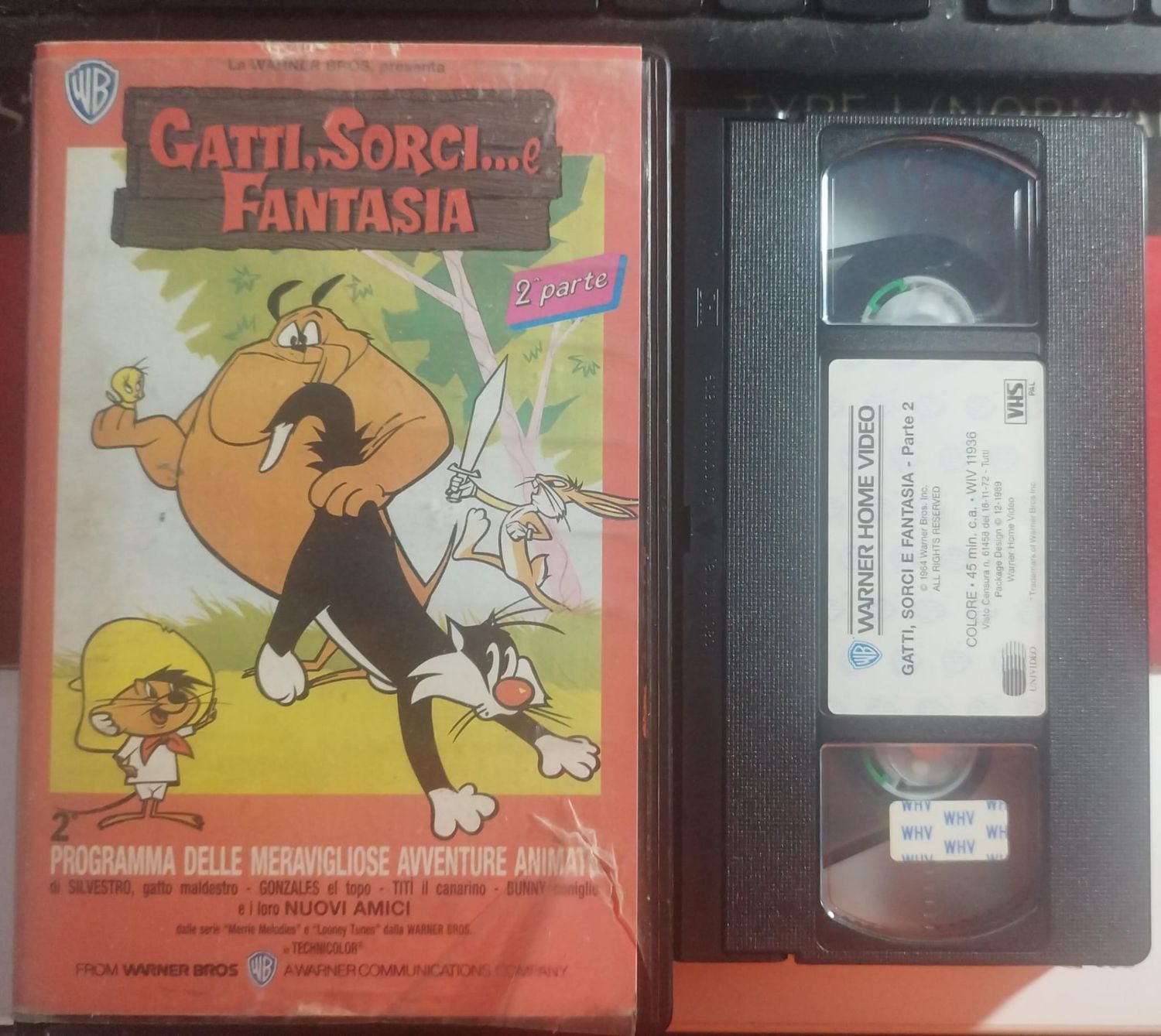 TeknoFilm – VHS – GATTI SORCI E FANTASIA Parte 2 (1964) - WARNER BROS (INEDITO IN DVD)