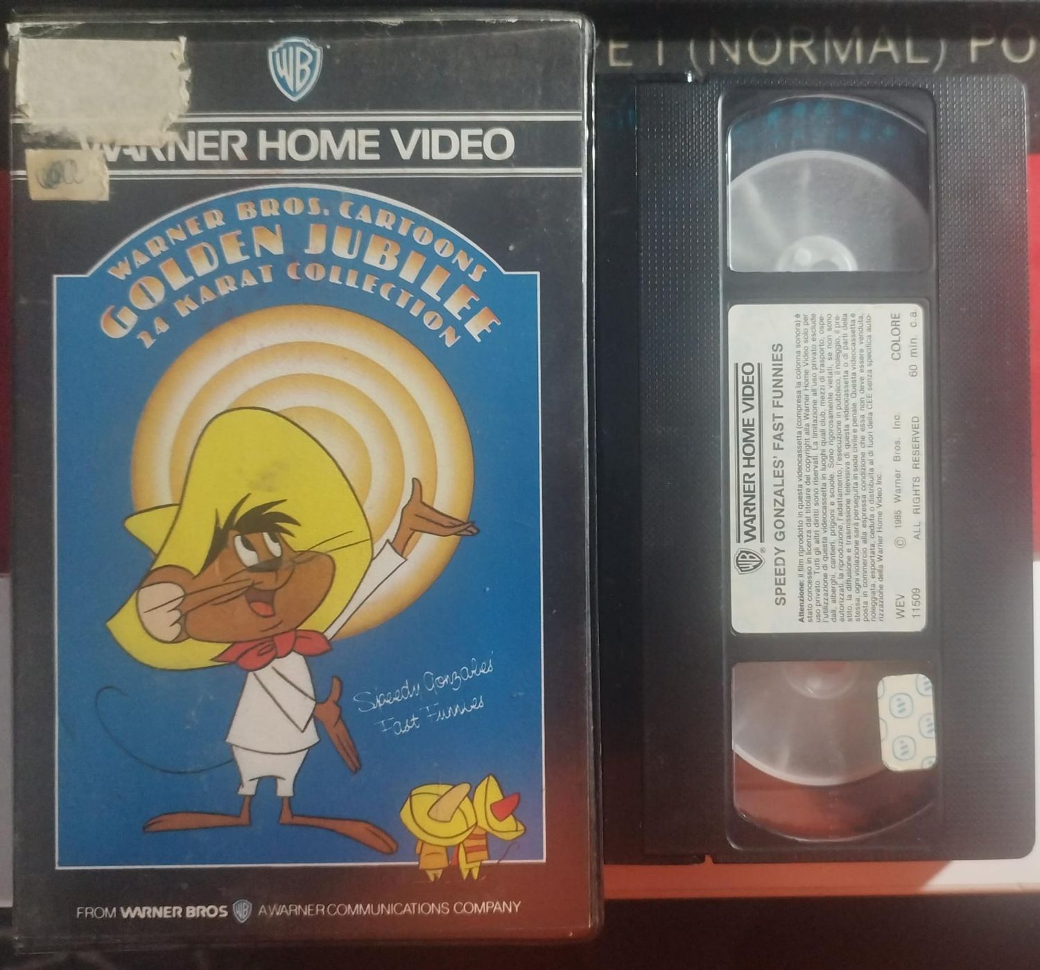 TeknoFilm – VHS (Lingua Inglese) – SPEEDY GONZALES FAST FUNNIES (1985) - WARNER BROS (INEDITO IN DVD) TeknoFilm – VHS (Lingua Inglese) – SPEEDY GONZALES FAST FUNNIES (1985) - WARNER BROS (INEDITO IN DVD)