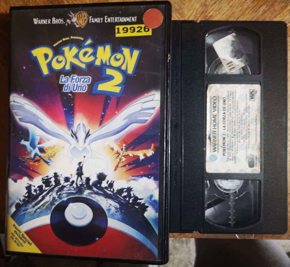 TeknoFilm – VHS – POKEMON 2 - LA FORZA DI UNO di Kunihiko Yuyama e Michael Haigney (2000) - WARNER BROS TeknoFilm – VHS – POKEMON 2 - LA FORZA DI UNO di Kunihiko Yuyama e Michael Haigney (2000) - WARNER BROS