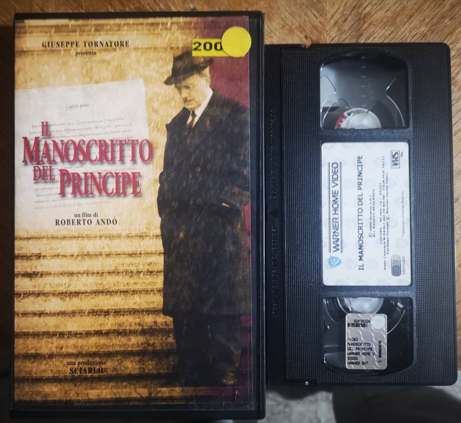 TeknoFilm – VHS – IL MANOSCRITTO DEL PRINCIPE di Roberto Andò (2000) - WARNER BROS (INEDITO IN DVD) TeknoFilm – VHS – IL MANOSCRITTO DEL PRINCIPE di Roberto Andò (2000) - WARNER BROS (INEDITO IN DVD)