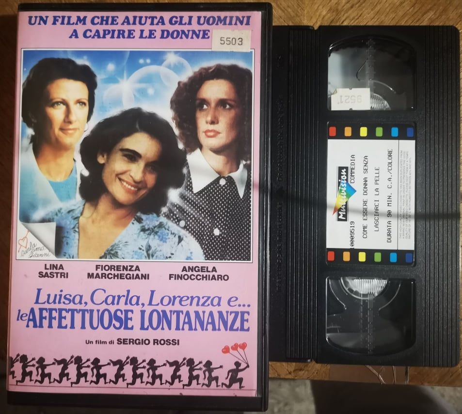 TeknoFilm – VHS – LUISA CARLA LORENZA E LE AFFETTUOSE LONTANANZE di Sergio Rossi (1989) - MULTIVISION (INEDITO IN DVD) TeknoFilm – VHS – LUISA CARLA LORENZA E LE AFFETTUOSE LONTANANZE di Sergio Rossi (1989) - MULTIVISION (INEDITO IN DVD)