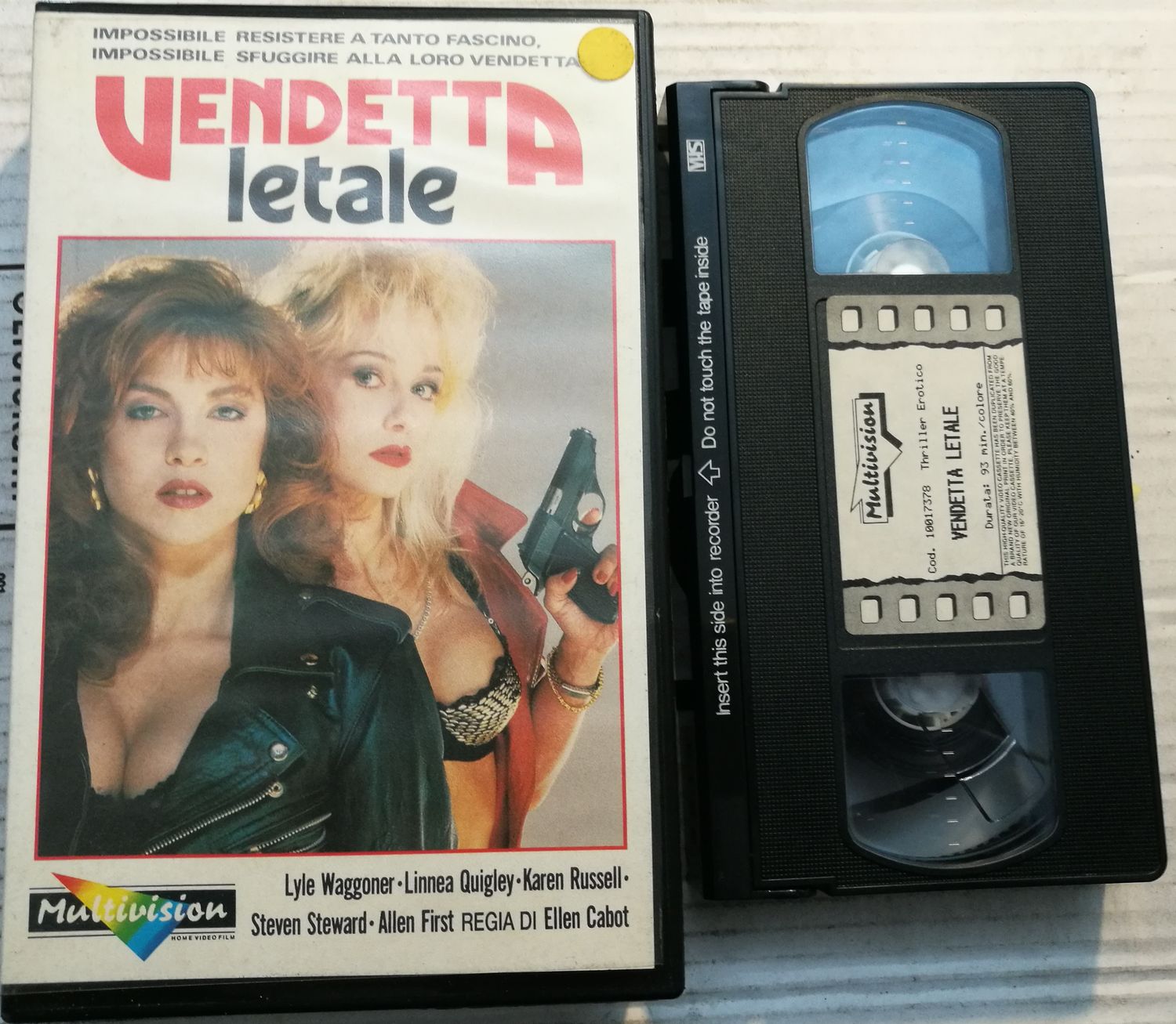 TeknoFilm – VHS – VENDETTA LETALE di Ellen Cabot (David DeCoteau) (1989) - MULTIVISION