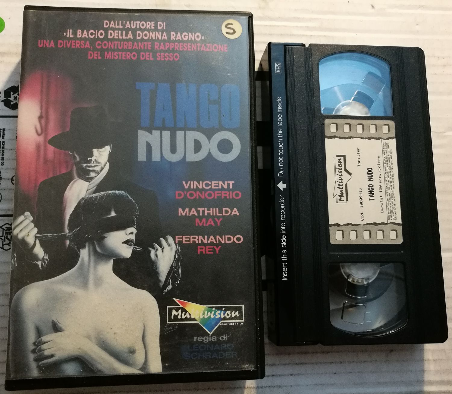 TeknoFilm – VHS – TANGO NUDO di Leonard Schrader (1990) - MULTIVISION (INEDITO IN DVD)