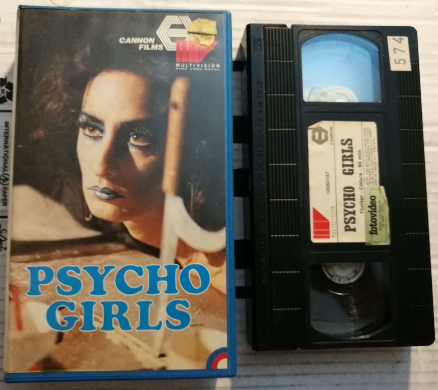 TeknoFilm – VHS – PSYCHO GIRLS di Gerard Ciccoritti (1986) - MULTIVISION (INEDITO IN DVD)