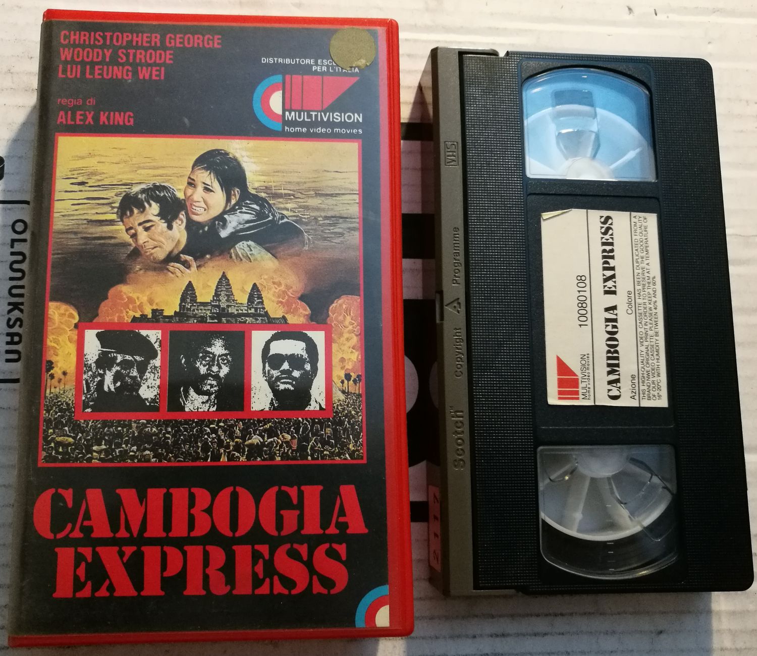 TeknoFilm – VHS – CAMBOGIA EXPRESS di Lek Kitaparaporn (1983) - MULTIVISION (INEDITO IN DVD)