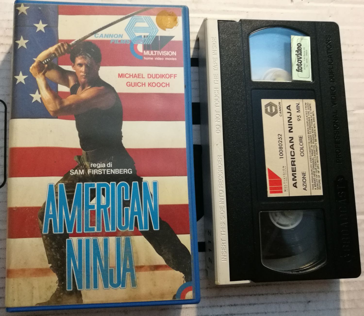 TeknoFilm – VHS – AMERICAN NINJA - GUERRIERO AMERICANO di Sam Firstenberg (1985) - MULTIVISION (INEDITO IN DVD)