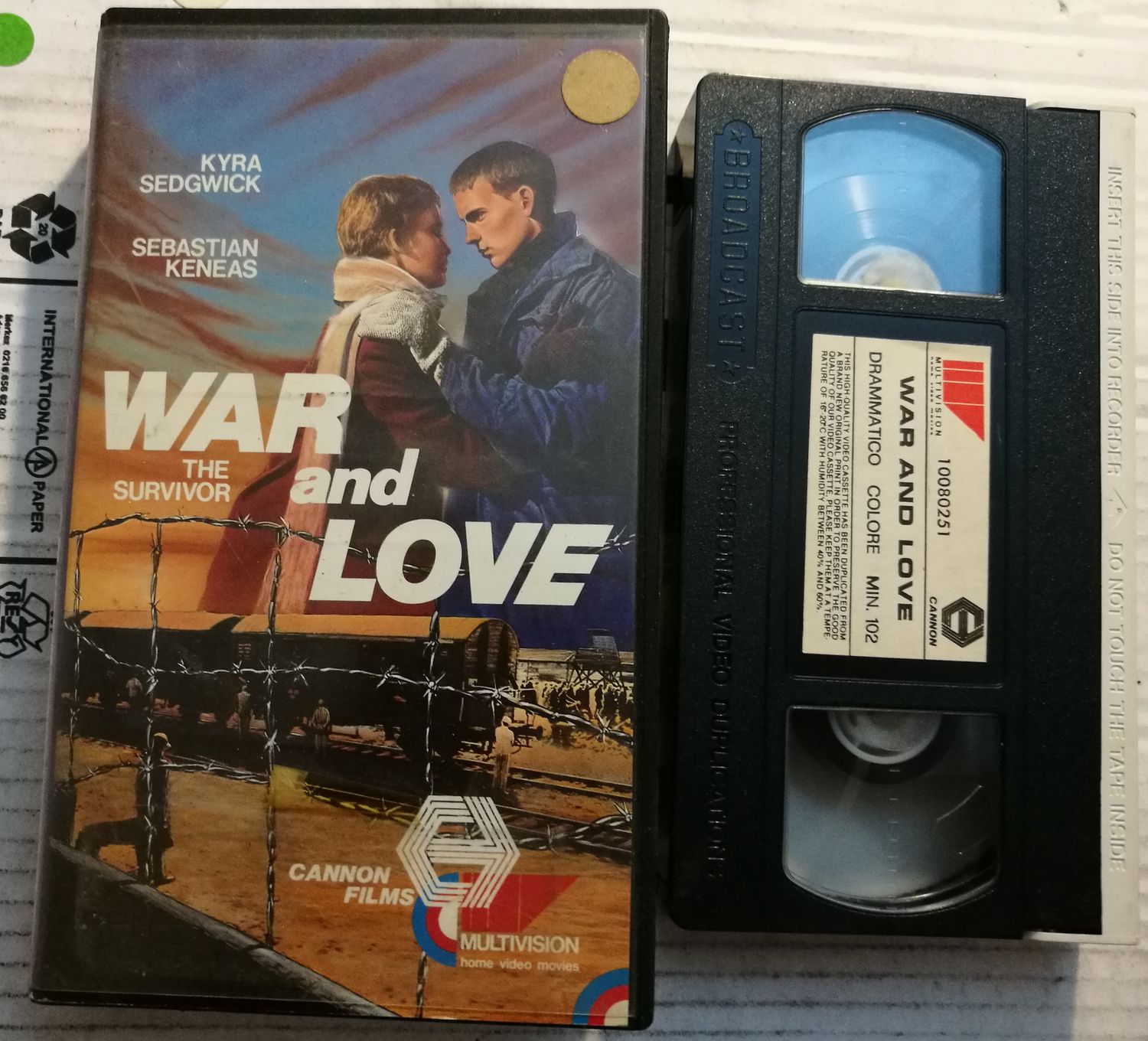 TeknoFilm – VHS – WAR AND LOVE di Moshé Mizrahi (1985) - MULTIVISION (INEDITO IN DVD)