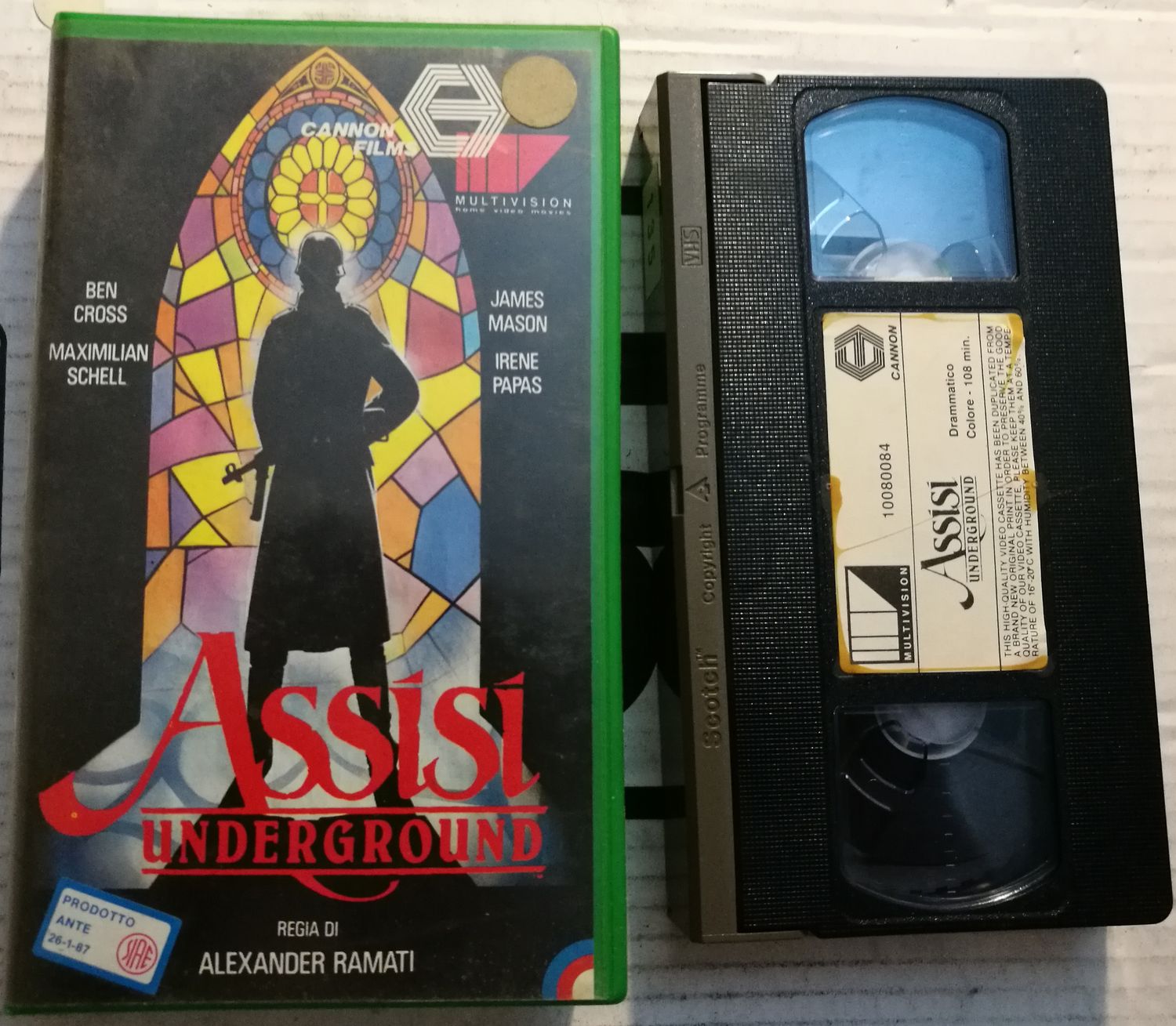 TeknoFilm – VHS – ASSISI UNDERGROUND di Alexander Ramati (1984) - MULTIVISION (INEDITO IN DVD) TeknoFilm – VHS – ASSISI UNDERGROUND di Alexander Ramati (1984) - MULTIVISION (INEDITO IN DVD)