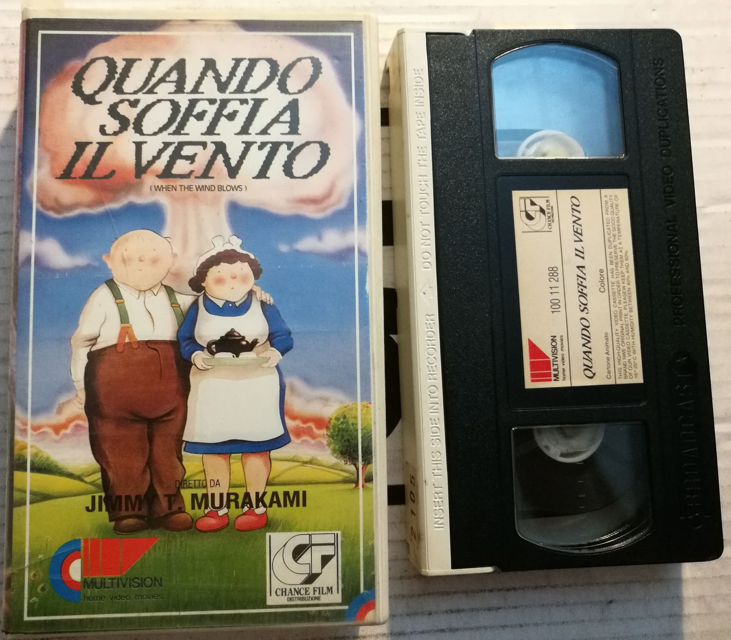 TeknoFilm – VHS – QUANDO SOFFIA IL VENTO di Jimmy T. Murakami (1986) - MULTIVISION (INEDITO IN DVD) TeknoFilm – VHS – QUANDO SOFFIA IL VENTO di Jimmy T. Murakami (1986) - MULTIVISION (INEDITO IN DVD)