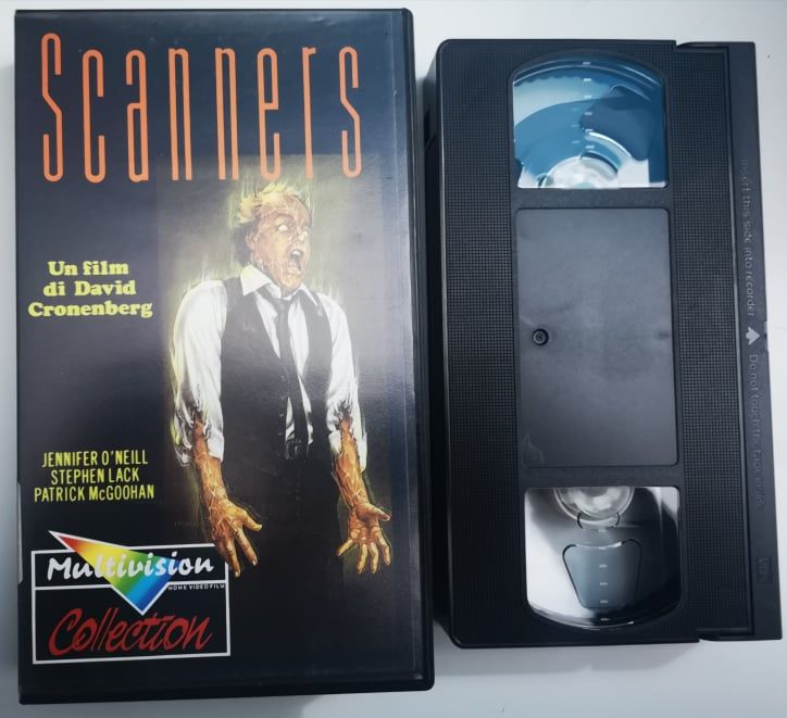 TeknoFilm – VHS – SCANNERS - I PENSIERI POSSONO UCCIDERE di David Cronenberg (1981) - MULTIVISION TeknoFilm – VHS – SCANNERS - I PENSIERI POSSONO UCCIDERE di David Cronenberg (1981) - MULTIVISION