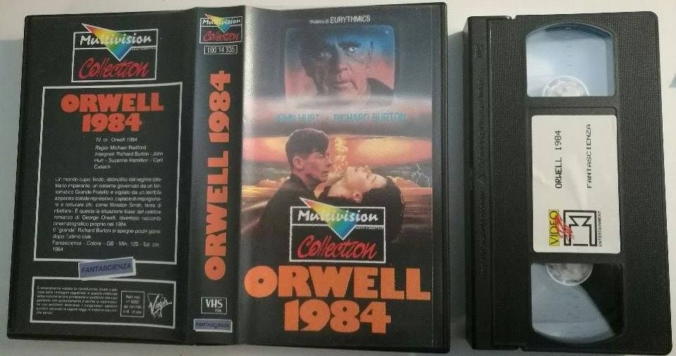 TeknoFilm – VHS – ORWELL 1984 di Michael Radford (1984) - MULTIVISION TeknoFilm – VHS – ORWELL 1984 di Michael Radford (1984) - MULTIVISION