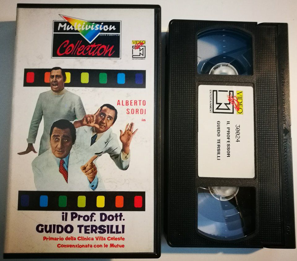 TeknoFilm – VHS – IL PROF. DOTT. GUIDO TERSILLI PRIMARIO DELLA CLINICA VILLA... di Luciano Salce (1969) - MULTIVISION TeknoFilm – VHS – IL PROF. DOTT. GUIDO TERSILLI PRIMARIO DELLA CLINICA VILLA... di Luciano Salce (1969) - MULTIVISION