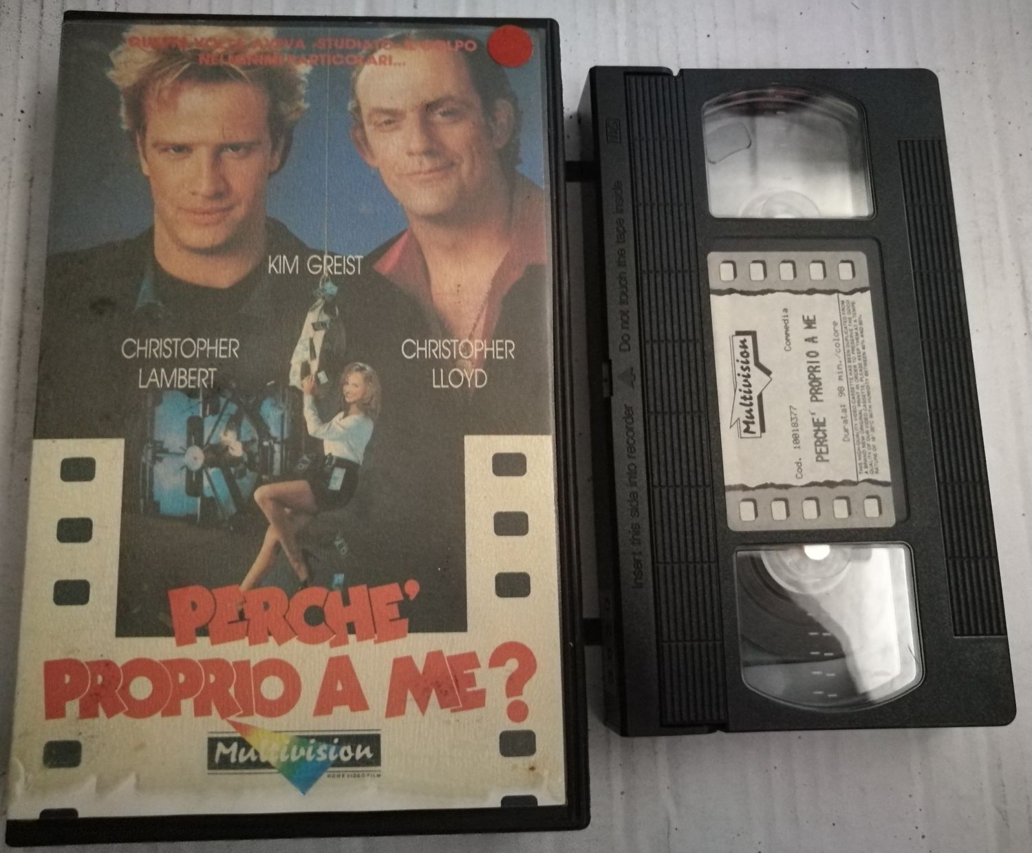 TeknoFilm – VHS – PERCHE' PROPRIO A ME? di Gene Quintano (1990) - MULTIVISION TeknoFilm – VHS – PERCHE' PROPRIO A ME? di Gene Quintano (1990) - MULTIVISION