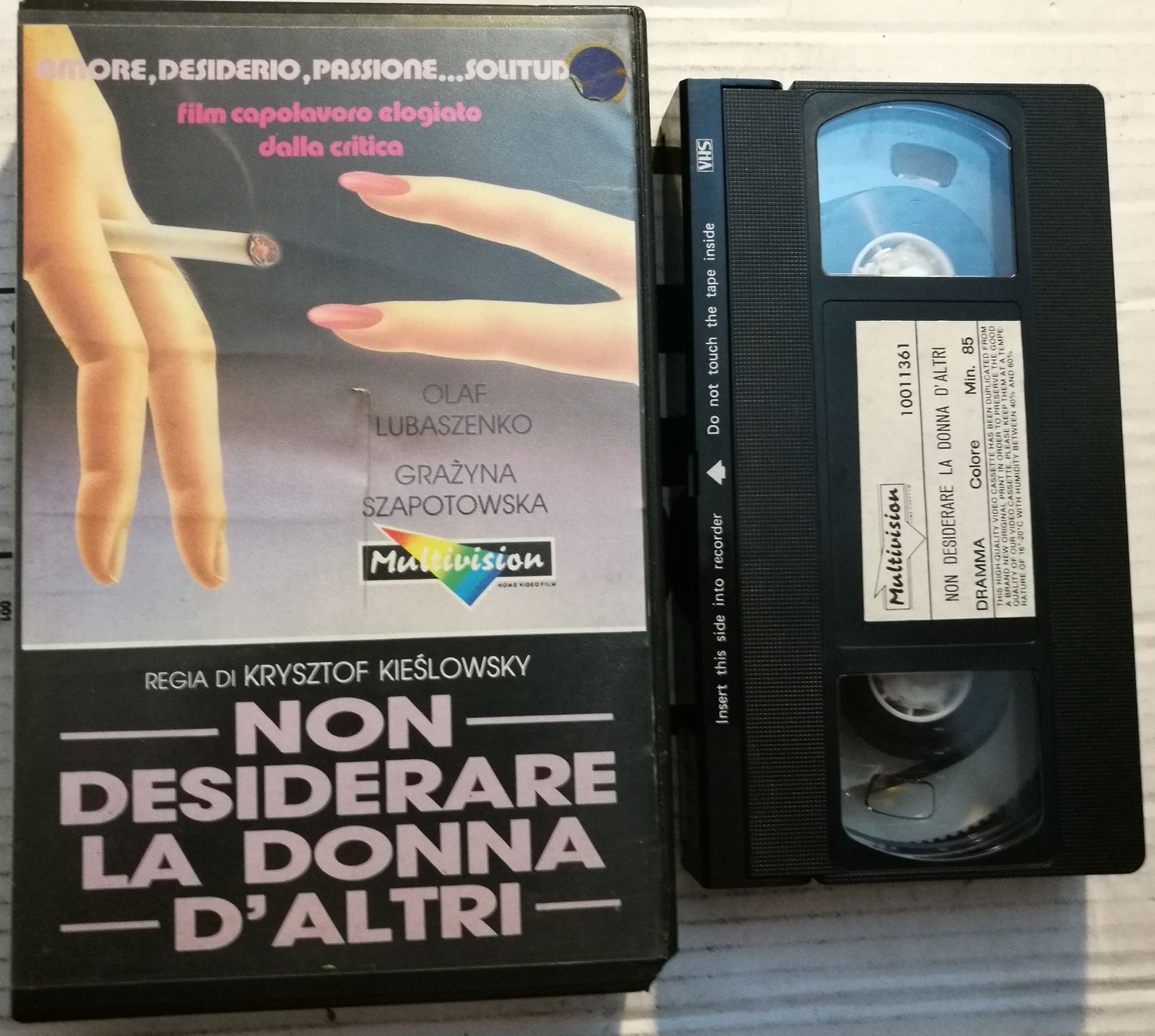 TeknoFilm – VHS – NON DESIDERARE LA DONNA D'ALTRI di Krzysztof Kieslowski (1988) - MULTIVISION TeknoFilm – VHS – NON DESIDERARE LA DONNA D'ALTRI di Krzysztof Kieslowski (1988) - MULTIVISION