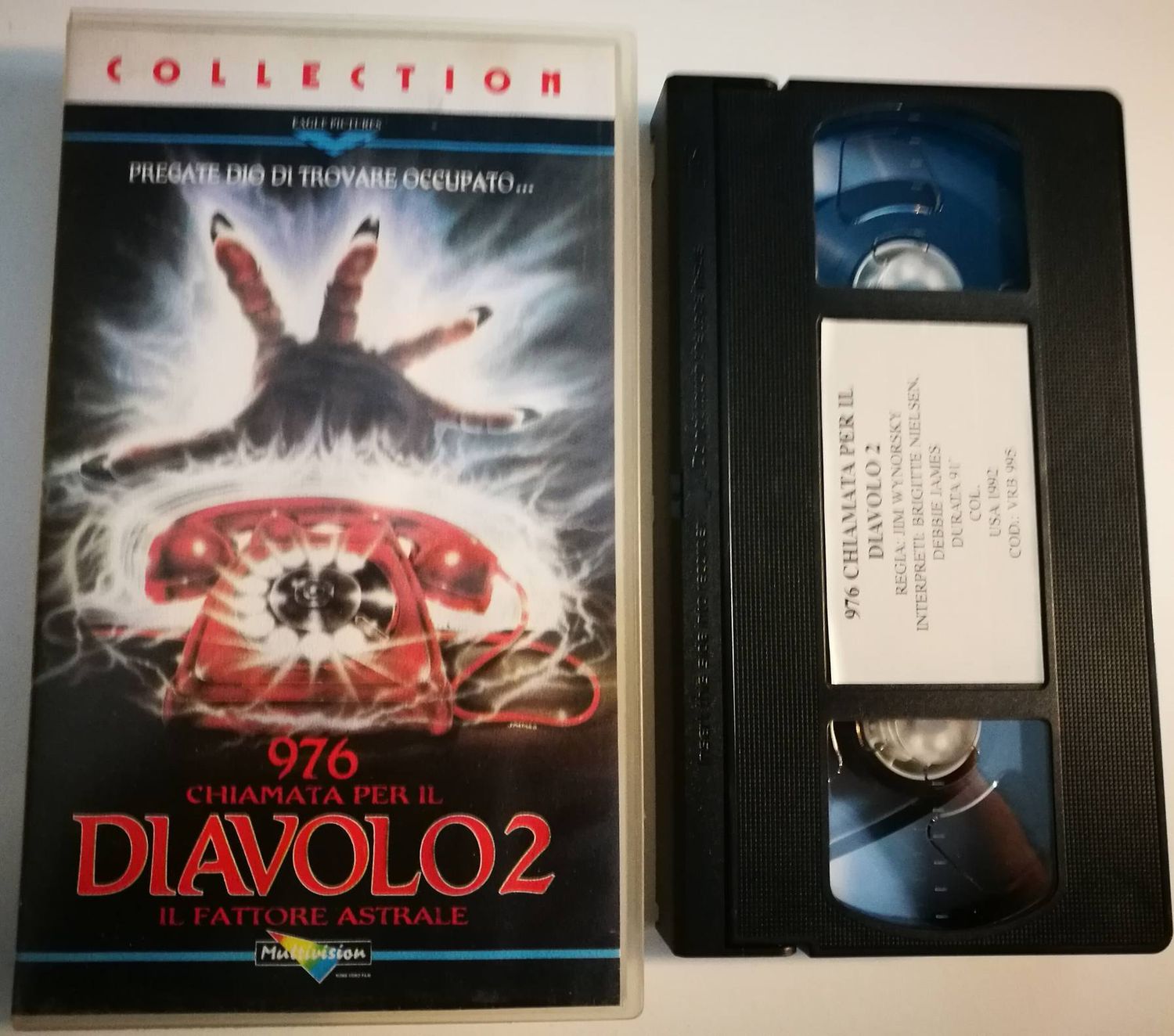 TeknoFilm – VHS – 976 CHIAMATA PER IL DIAVOLO 2 - IL FATTORE ASTRALE di Jim Wynorski (1992) - MULTIVISION (INEDITO IN DVD)